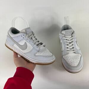 Nike Dunk Low Next Nature Sneakers Women's 8 White Athletic Shoes FN6345-100